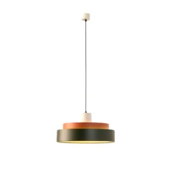 LEDS-C4 Pendellampe Keops 2, Ø 50 cm, bunt, Aluminium