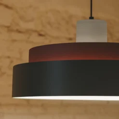 LEDS-C4 Pendellampe Keops 2, Ø 50 cm, bunt, Aluminium