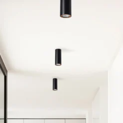 LEDS-C4 Pipe Deckenspot einflammig schwarz-gold