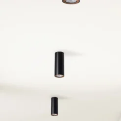LEDS-C4 Pipe Deckenspot einflammig schwarz-gold