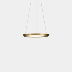 LEDS-C4 Saturn LED-Hängelampe messing satin Ø 60cm