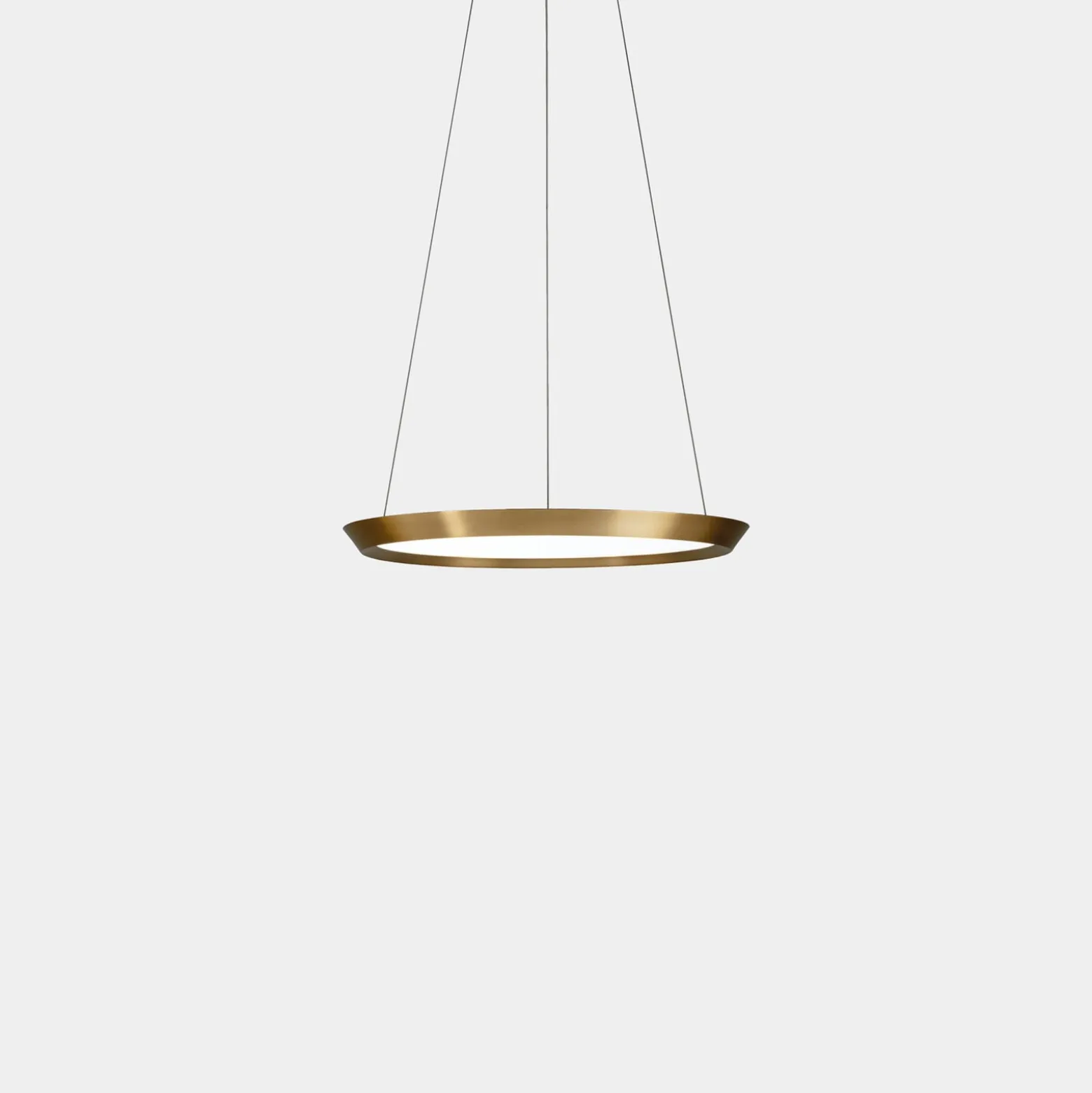 LEDS-C4 Saturn LED-Hängelampe messing satin Ø 60cm