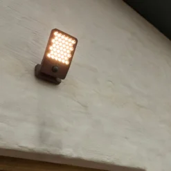 LED-Sensor-Außenwandlampe ATLANTIS, dunkelgrau, 22 cm, IP54