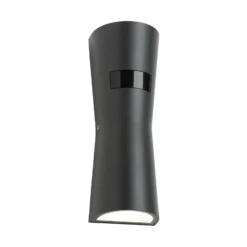LED-Sensor-Außenwandlampe 5135, graphit, Metall, 26 cm, IP65