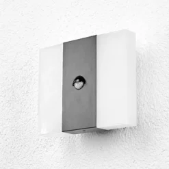 LED-Sensor-Außenwandleuchte Kumi, grafit, IP44