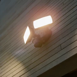 LED-Sensor-Außenwandstrahler CHIMERA, schwarz, 2-flg., IP54