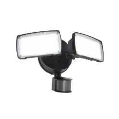LED-Sensor-Außenwandstrahler CHIMERA, schwarz, 2-flg., IP54
