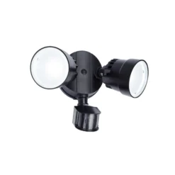LED-Sensor-Außenwandstrahler SHRIMP II schwarz 12W 2flg IP44