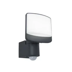 LED-Sensor-Außenwandstrahler SUNSHINE, 15 cm dunkelgrau IP44