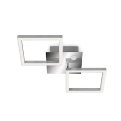 LED-Sensor-Deckenleuchte Frame chrom/alu 47x23cm