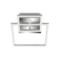 LED-Sensor-Deckenleuchte Frame chrom/alu 26x36cm