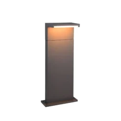 LED-Sockellampe Ravi, anthrazit, Höhe 50 cm, Metall, IP65