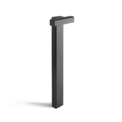 LED-Sockelleuchte Balic, schwarz, Aluminium, Höhe 58 cm