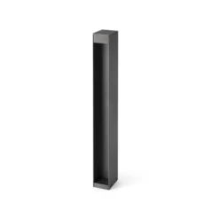 LED-Sockelleuchte Cerler, anthrazit, 60cm, Metall, IP65, CCT