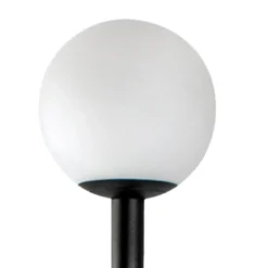 LED-Sockelleuchte Cuca, schwarz, Edelstahl, IP65, Höhe 50 cm
