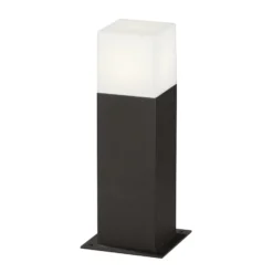 LED-Sockelleuchte HUDSON, anthrazit, Höhe 30 cm, Metall IP44