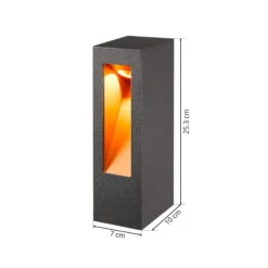 LED-Sockelleuchte Jenke aus Aluminium