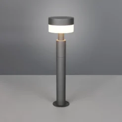 LED-Sockelleuchte Mackenzie, Höhe 50 cm, anthrazit, Aluguss