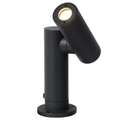 LED-Sockelleuchte Tatum mit drehbarem Spot