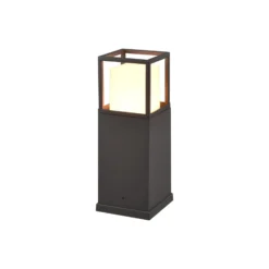 LED-Sockelleuchte Witham, 40 cm hoch, anthrazit, CCT, IP54