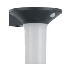 LED-Solar-Außenwandleuchte Corbezzola, schwarz, Sensor