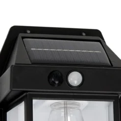 LED-Solar-Außenwandleuchte Filo, Kunststoff, schwarz, IP44