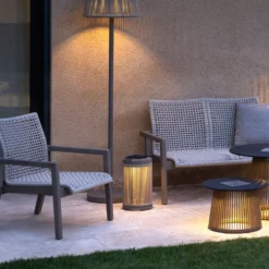 LED-Solar-Bodenleuchte Rop&Strip Höhe 40 cm, 3.000 K, 500 lm