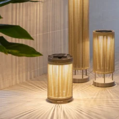 LED-Solar-Bodenleuchte Rop&Strip Höhe 40 cm, 3.000 K, 500 lm
