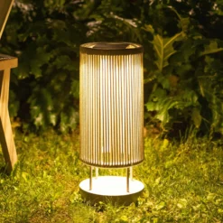 LED-Solar-Bodenleuchte Rop&Strip Höhe 58 cm, 3.000 K, 500 lm