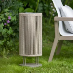 LED-Solar-Bodenleuchte Rop&Strip Höhe 58 cm, 3.000 K, 500 lm