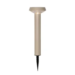 LED-Solar-Erdspießleuchte Casa, beige, Höhe 45 cm