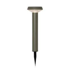 LED-Solar-Erdspießleuchte Casa, grün, Höhe 45 cm