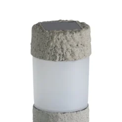 LED-Solar-Erdspießleuchte Mino, grau, IP44
