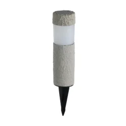 LED-Solar-Erdspießleuchte Mino, grau, IP44