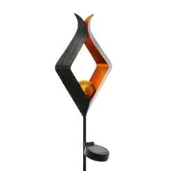LED-Solar-Erdspießleuchte 48702 mit Glaskugel