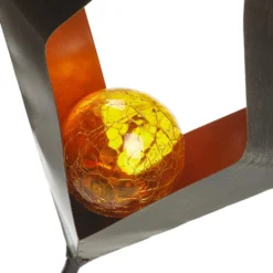 LED-Solar-Erdspießleuchte 48702 mit Glaskugel