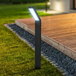 LED-Solar-Erdspießleuchte 3796015, schwarz, Kunststoff, CCT