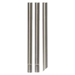 LED-Solar-Erdspießleuchte Solini, weiß/silber, Höhe 90 cm