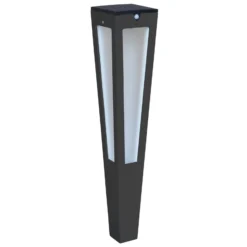 LED-Solarfackel Tinka mit Sensor, 62 cm, grau