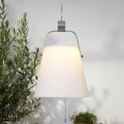 LED-Solarhängeleuchte Solia, Ø 28 cm