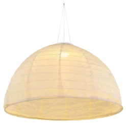 LED-Solar-Hängeleuchte 33982, weiß, Leinen, Kunststoff
