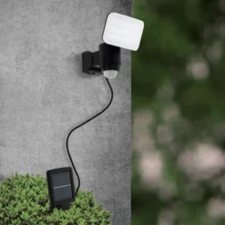 LED-Solarlampe Casabas mit Sensor, schwarz