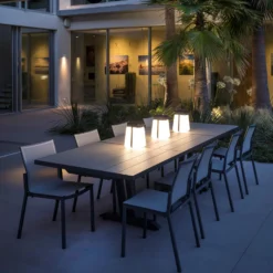 LED-Solarlaterne Bump 300 tragbar, grau