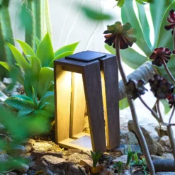 LED-Solarlaterne Skaal mit Sensor, 39 cm