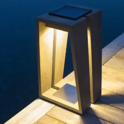 LED-Solarlaterne Skaal mit Sensor, 39 cm