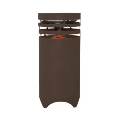 LED-Solarleuchte Marron, Höhe 40 cm, braun, Metall, USB-C