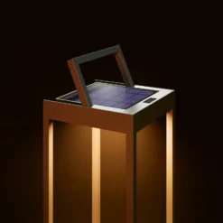 LED-Solarleuchte Numove, graphitgrau, Höhe 32,5 cm