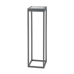 LED-Solarleuchte Numove, graphitgrau, Höhe 52,5 cm