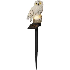 LED-Solarleuchte Owl mit Erdspieß