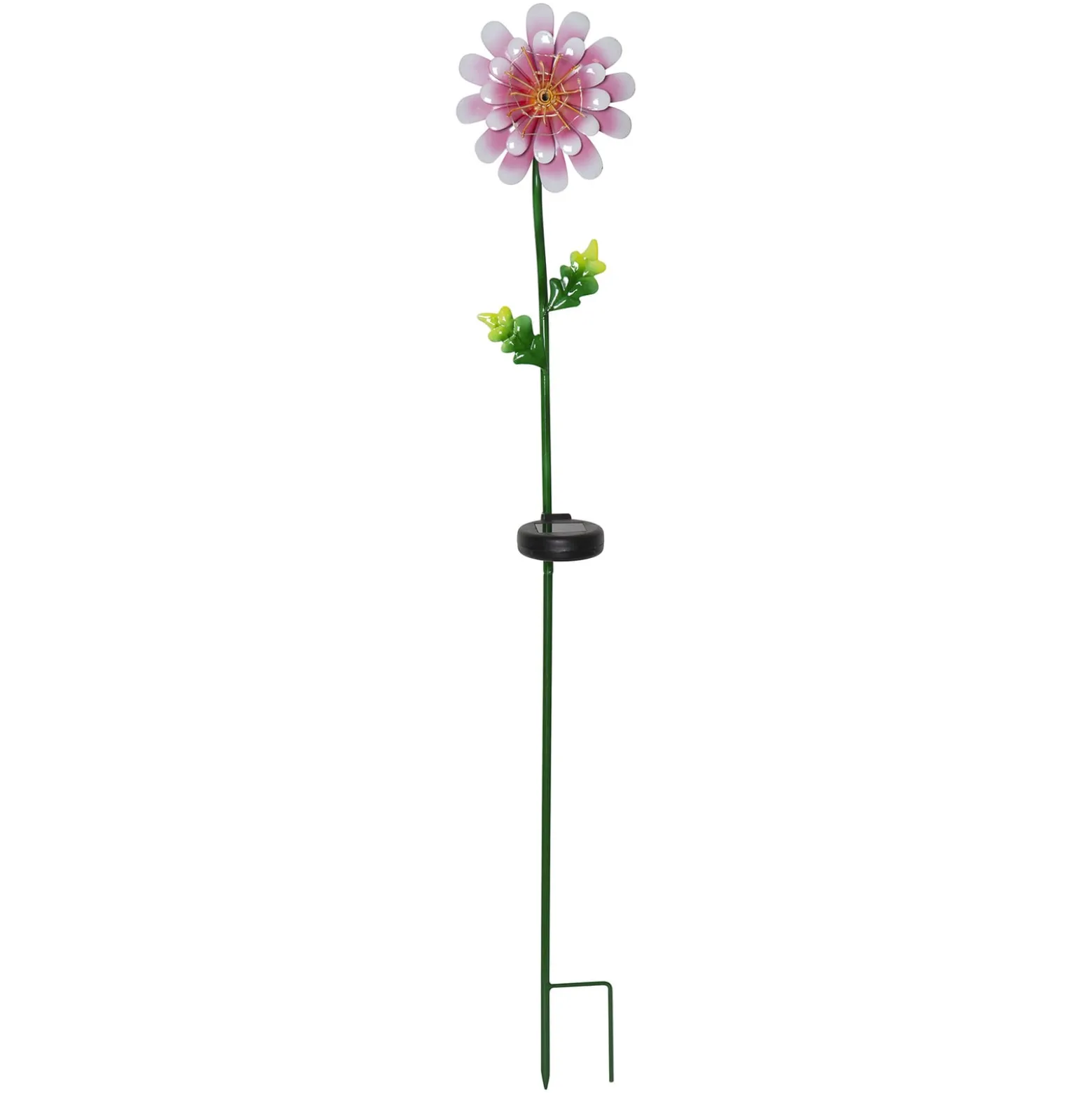 LED-Solarleuchte Pink Daisy in Blumen-Form
